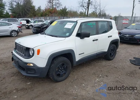 2018 Jeep Renegade Sport 4X4 из США, поврежденный, VIN ZACCJBAB0JPH44652